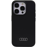 Audi Silicone Case for iPhone 15 Pro Max - black