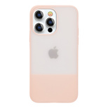 Kingxbar Plain Series case cover for iPhone 13 Pro Max silicone cover pink