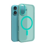 Puro Daylight MagSafe Silicone Case for iPhone 16 - Green