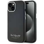 Etui Karl Lagerfeld hotel RSG na iPhone 15 - czarne