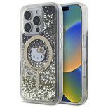 Hello Kitty Liquid Glitter Fever MagSafe Hülle für iPhone 16 Pro – Gold