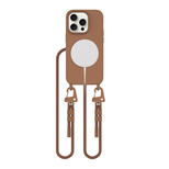 Tech-Protect MagNecklace MagSafe iPhone 14 Pro Case - Brown