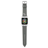 Karl Lagerfeld KLAWLOKHG Apple Watch Strap 42/44 / 45mm Silber / Silberband Saffiano Karl Heads