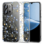 Tech-Protect FlexAir-Hülle für Xiaomi Redmi 15C 173 mm / Poco 85C 173 mm – Gänseblümchen mit Blättern