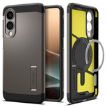 Spigen Tough Armor MagSafe Case für Samsung Galaxy S25 Edge - Grau/Schwarz