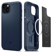 Etui Spigen Mag Armor z MagSafe na iPhone 15 Plus - niebieskie