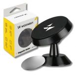 Wozinsky Magnetische Autohalterung für Armaturenbrett 360 Selbstklebend Schwarz (WMH-05)