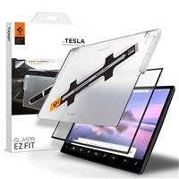 Szkło hartowane Spigen Glas.tR EZ Fit na Tesla Model X 2022 / Model S 2021 - czarne