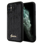 Guess Sequin Script Metal case for iPhone 11 / Xr - black