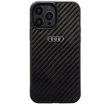 Audi Carbon Fiber iPhone 13 Pro / 13 6.1&quot; black/black hardcase AU-TPUPCIP13P-R8/D2-BK