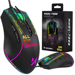 Wozinsky WMGK-7200 Wired Optical Gaming Mouse 7200 DPI - Black