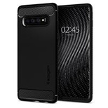 Spigen Rugged Armor Hülle für Samsung Galaxy S10 - Mattschwarz