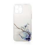 Marble Case for iPhone 13 Pro Max Gel Cover Marble Blue