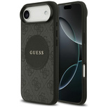 Guess 4G Circle Classic Logo MagSafe Hülle für iPhone Air - Schwarz
