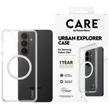 CARE by PanzerGlass Urban Explorer Transparent Case w. White Qi for Samsung Galaxy S26+ - transparent