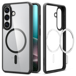 Etui Spigen Ultra Hybrid Mag MagSafe na Samsung Galaxy S26 - przezroczysto-czarne