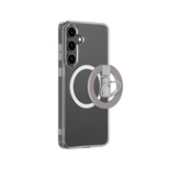 AmazingThing Minimal Mag Case mit Magnetring und Magnetring für Samsung Galaxy S25+ - Transparent
