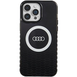 Audi IML Big Logo MagSafe Hülle für iPhone 14 Pro Max – schwarz