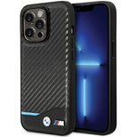 Case BMW BMHCP13X22NBCK iPhone 13 Pro Max 6.7" black/black hardcase Leather Carbon