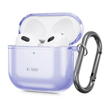Etui Tech-Protect FlexAir na AirPods 4 - fioletowe