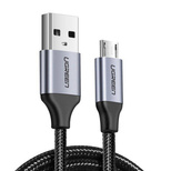 Ugreen US290 60148 USB-A / Micro-USB 2,4A-Kabel 2 m – grau