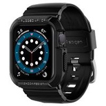 Spigen Rugged Armor Pro Hülle mit Armband für Apple Watch 4/5/6/7/8/SE (40/41 mm) – Schwarz