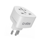 SBS CH Reiseadapter – Universal – Weiß