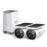 Baseus Security S1 Pro Dual 3K Outdoor Surveillance Kit (2 Cameras) – White