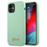 Guess GUHCP12SLSLMGGN iPhone 12 mini 5.4&quot; green/green hardcase Metal Logo Script