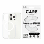 CARE by PanzerGlass Urban Combat Case MagSafe Hülle für iPhone 15 Pro – weiß