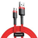 Baseus Cafule Kabel CAMKLF-B09 USB-A / Micro USB 2,4A 1 m - rot