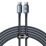 Kabel Baseus CAJY000701 USB-C - USB-C PD 100W 5A 480Mb/s 2m - czarny