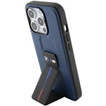 BMW M Grip Stand Bicolor case for iPhone 15 Pro - navy blue