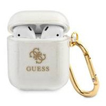 Guess GUA2UCG4GT AirPods decken die Transparent Glitter Collection ab