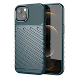 Thunder Case Flexibel Robuste Panzer Handyhülle TPU Schutzhülle für iPhone 13 mini grün