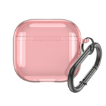 Transparente Hülle für Airpods 4 – rosa