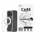 CARE by PanzerGlass Kickstand Case MagSafe für iPhone 15 Pro Max – Silber