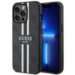 Guess GUHMP13XP4RPSK iPhone 13 Pro Max 6.7&quot; black/black hardcase 4G Printed Stripes MagSafe