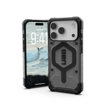 UAG Pathfinder Clear MagSafe Case für iPhone 17 Pro - Grau/Schwarz