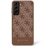 Guess GUHCS23SG4GLBR S23 S911 brown/brown hardcase 4G Stripe Collection