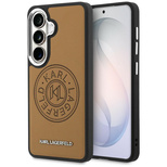 Karl Lagerfeld Perforierte KL MagSafe Hülle für Samsung Galaxy S26 - Braun