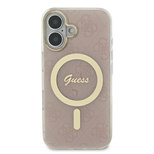 Guess IML 4G MagSafe Case for iPhone 16 Pro Max - Pink