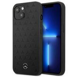 Mercedes Lederhülle mit Sternenmuster für iPhone 13 mini – Schwarz