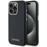 Etui Karl Lagerfeld FW Metal Plate MagSafe na iPhone 15 Pro Max - czarne