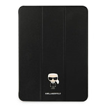 Karl Lagerfeld Saffiano Ikonic Karl Case for iPad 11&quot; Pro 2021 - Black