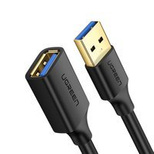 Ugreen Kabelverlängerungskabeladapter USB 3.0 (weiblich) - USB 3.0 (männlich) 1,5 m schwarz (US129 30126)