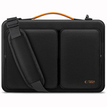 Tech-Protect Defender Tasche für 15-16 Laptops, Schwarz und Orange