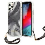 Etui Guess Marble Collection na iPhone 12 Pro Max - szare