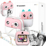 Wozinsky WDT-01 Thermodruckerkamera für Kinder, Pink