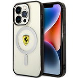 Etui Ferrari Outline MagSafe na iPhone 14 Pro Max - przezroczyste